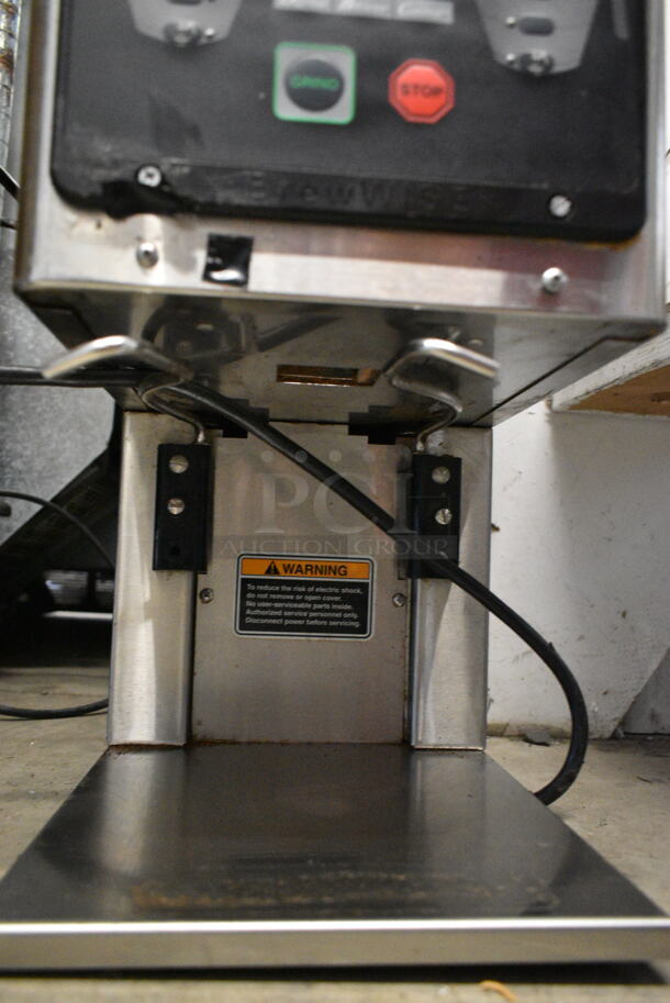 Bunn MHG Stainless Steel Commercial Countertop 2 Hopper Coffee Bean Grinder. 120 Volts, 1 Phase. Tested and Working! - Image 5 of 9