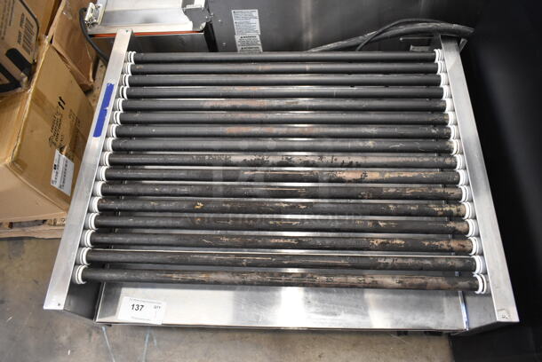APW Wyott HRS-75 5T Stainless Steel Commercial Countertop Hot Dog Roller. 208/240 Volts, 1 Phase. - Image 2 of 5
