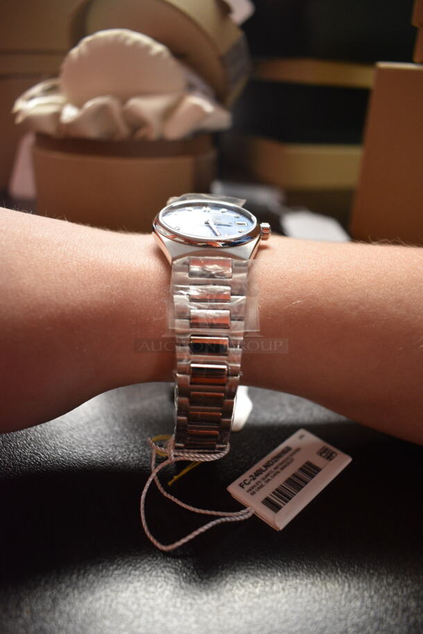 BRAND NEW IN BOX! Frederique Constant Ladies Highlife Quartz Diamond FC-240LND2NH6B Watch w/ Additional Band - Image 3 of 5