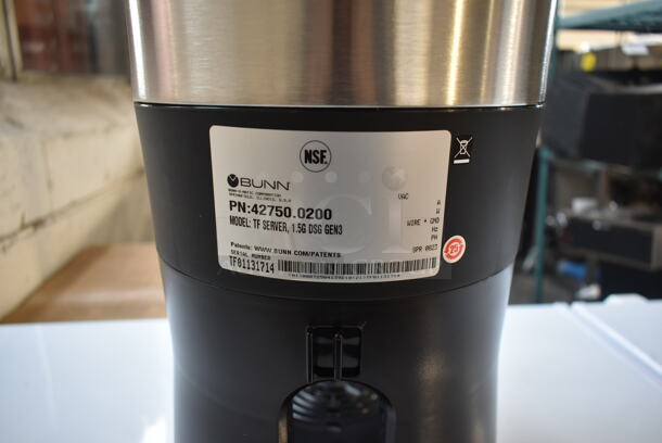 BRAND NEW SCRATCH AND DENT! 2023 Bunn TF SERVER Stainless Steel Commercial 1.5 G Coffee Server.  - Image 4 of 6