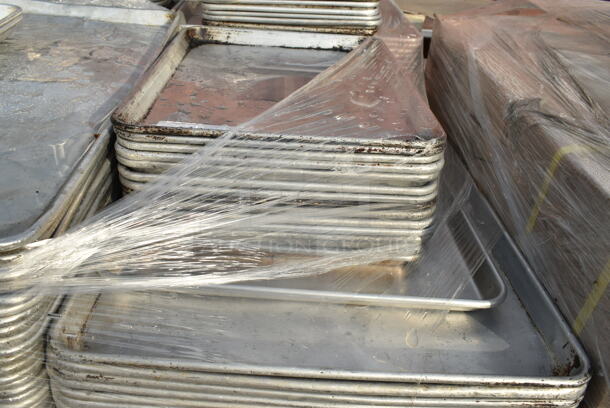 96 Metal Baking Pans; Full Size and Half Size. 96 Times Your Bid! - Image 3 of 3