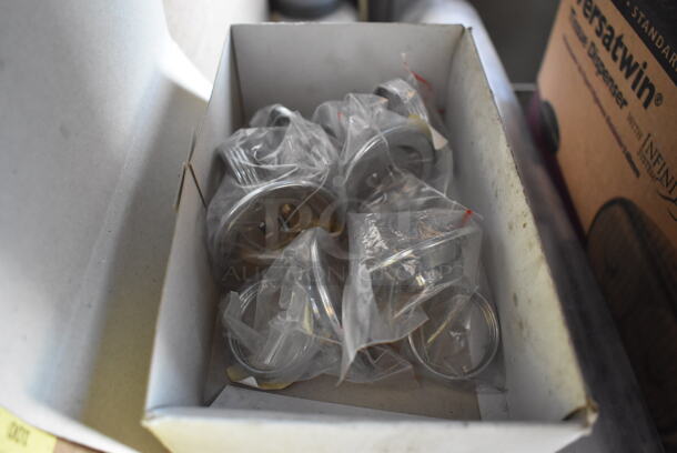 ALL ONE MONEY! Tier Lot of Various Items Including Cleaners, Envelopes and Wall Mounted Cigarette Receptacle - Image 10 of 12