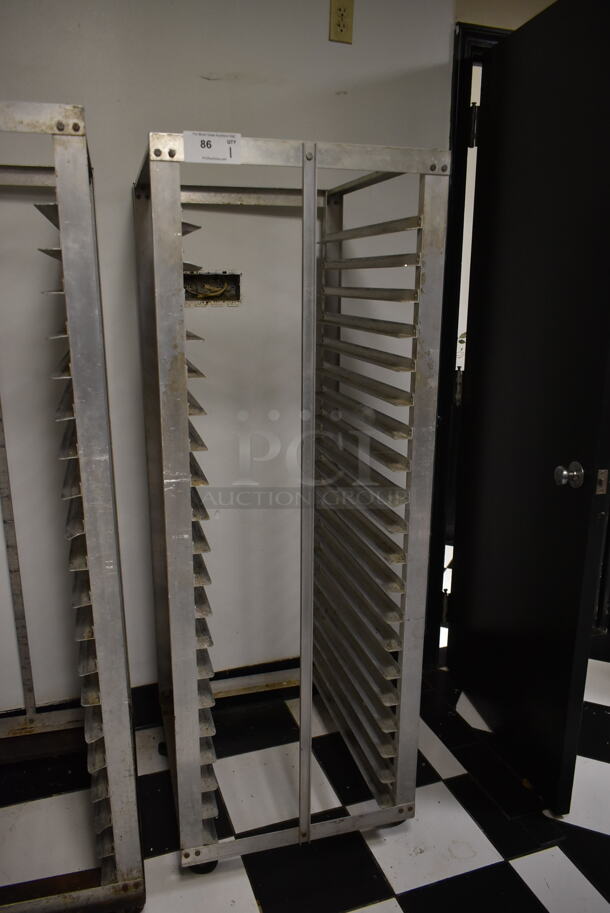 Metal Commercial Pan Transport Rack on Commercial Casters. (kitchen #2) - Image 1 of 4