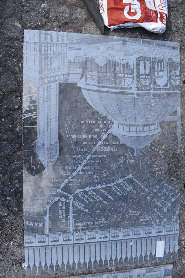 2 Clear Poly Panes w/ Maps. 2 Times Your Bid! - Image 3 of 4