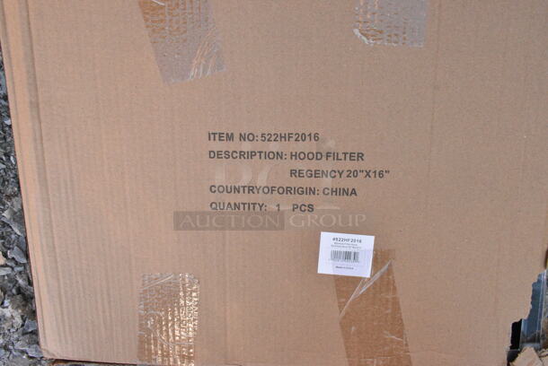 5 BRAND NEW SCRATCH AND DENT! 522HF2016 Steelton 16"(H) x 20"(W) x 2"(T) Stainless Steel Hood Filter. 5 Times Your Bid! May Be Missing Pieces.  - Image 7 of 7