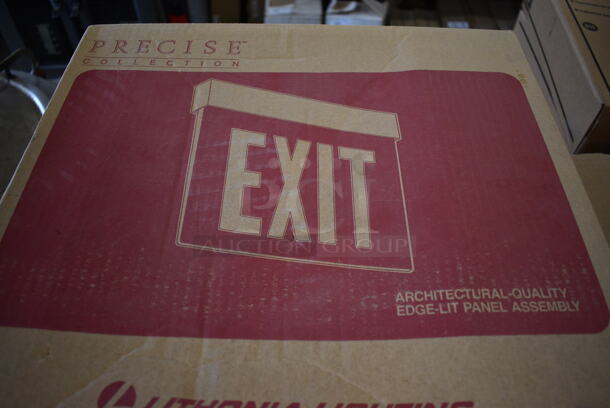 6 BRAND NEW IN BOX! Lithonia Exit Signs. 6 Times Your Bid! - Image 6 of 6