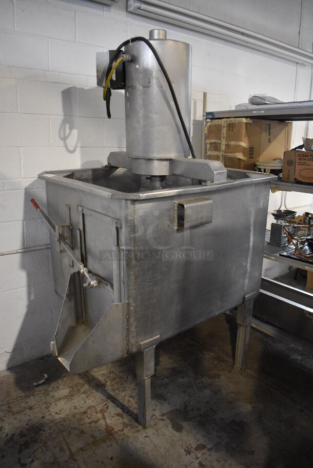 Metal Commercial Floor Style Mixer w/ Leeson SM4Series 174658.00 Flux Vector. 240 Volts, 3 Phase. - Image 2 of 6