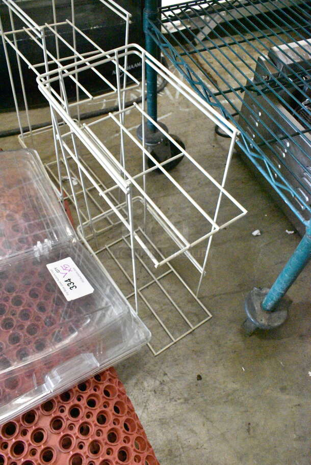 ALL ONE MONEY! Lot of Orange Anti Fatigue Floor Mat, Clear Lids and White Racks.  - Image 3 of 9