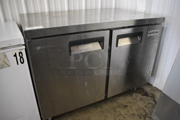 Coldline Model UUC48R-E-HC Stainless Steel Commercial 2 Door Undercounter Cooler on Commercial Casters. 115 Volts, 1 Phase. 47x30x36. Tested and Does Not Power On - Image 2 of 5