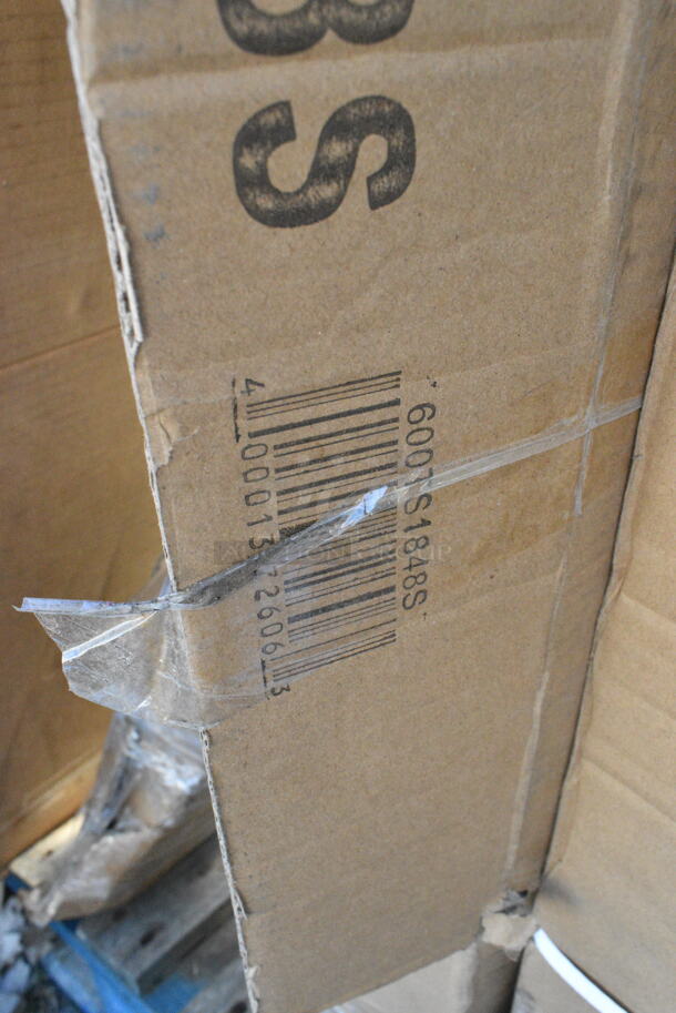 3 BRAND NEW SCRATCH AND DENT! Items Including 600TS1848S Regency 18" x 48" 16-Gauge 304 Stainless Steel Commercial Work Table with Undershelf, A2460NC Metro 24x60 Shelf, 600T3030G Regency 30" x 30" 18-Gauge 304 Stainless Steel Commercial Work Table with Galvanized Legs and Undershelf. 3 Times Your Bid! May Be Missing Pieces.  - Image 3 of 5