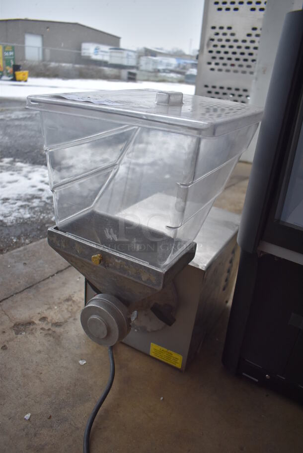 Olde Tyme PN1 Stainless Steel Commercial Countertop Nut Grinder. 115 Volts, 1 Phase. 11x21x21. Tested and Working! - Image 2 of 6