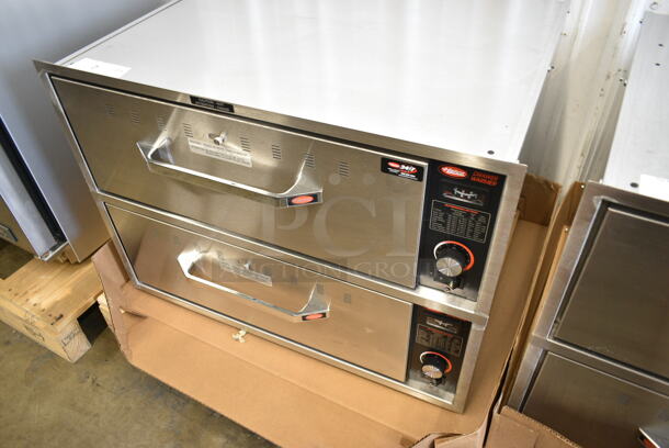 BRAND NEW! Hatco HDW-2B Stainless Steel Commercial Freestanding Two Drawer Warming Drawer. 120 Volts, 1 Phase. Tested and Working! - Image 3 of 10