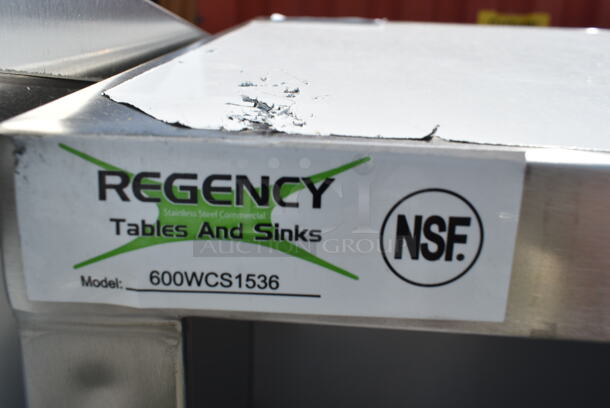 BRAND NEW SCRATCH AND DENT! Regency 600WCS1536 36" Stainless Steel Wall Cabinet with Sliding Doors - Image 6 of 6