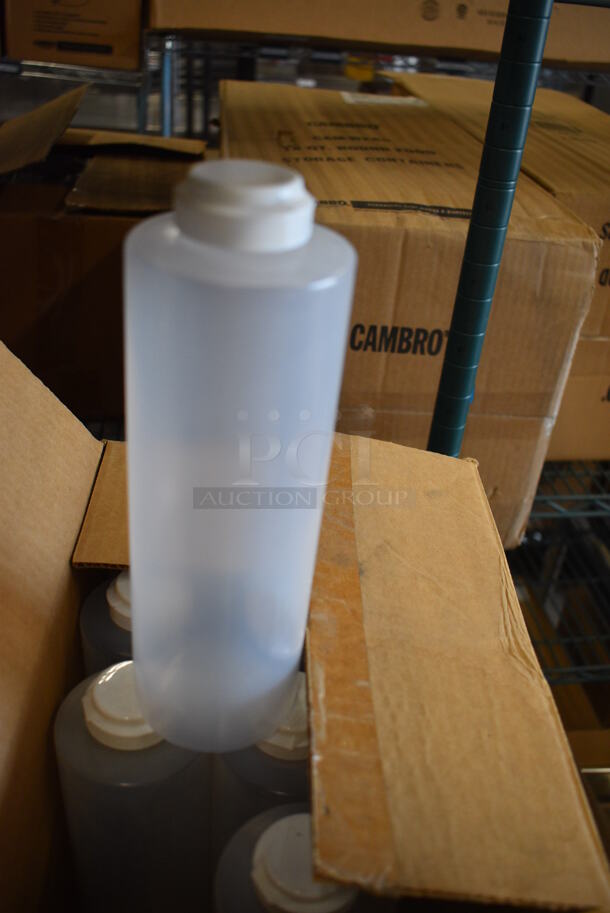 ALL ONE MONEY! Lot of 11 BRAND NEW IN BOX! Tablecraft Poly Condiment Bottles! 2.75x2.75x8.5 - Image 2 of 3