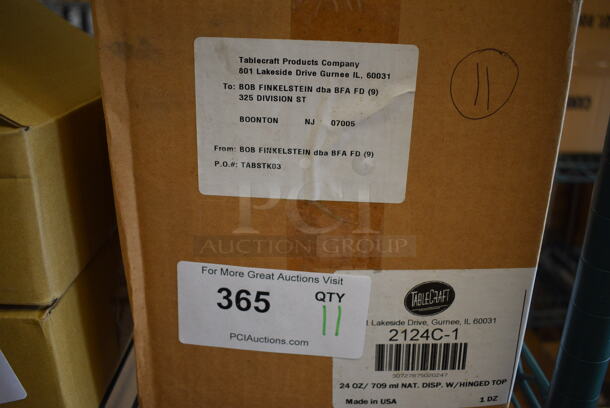 ALL ONE MONEY! Lot of 11 BRAND NEW IN BOX! Tablecraft Poly Condiment Bottles! 2.75x2.75x8.5 - Image 3 of 3