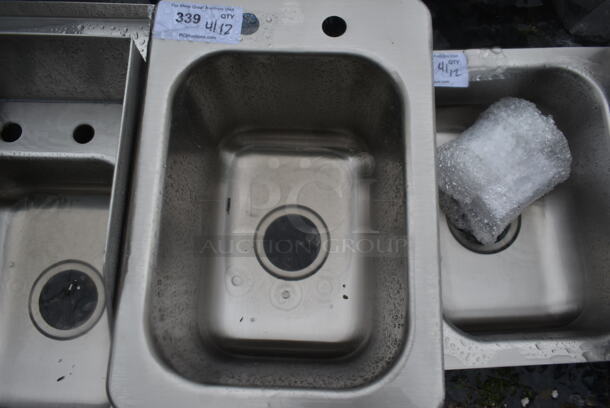 BRAND NEW SCRATCH AND DENT! Stainless Steel Single Bay Drop In Sink Basin - Image 3 of 3