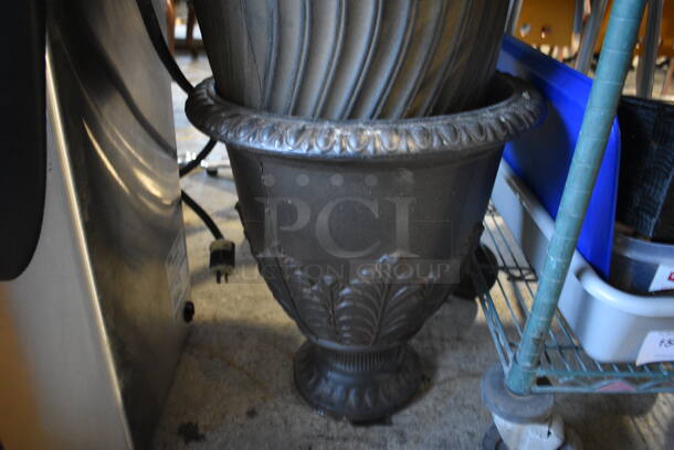 3 Gray Planters. 17x17x19. 3 Times Your Bid! - Image 2 of 3
