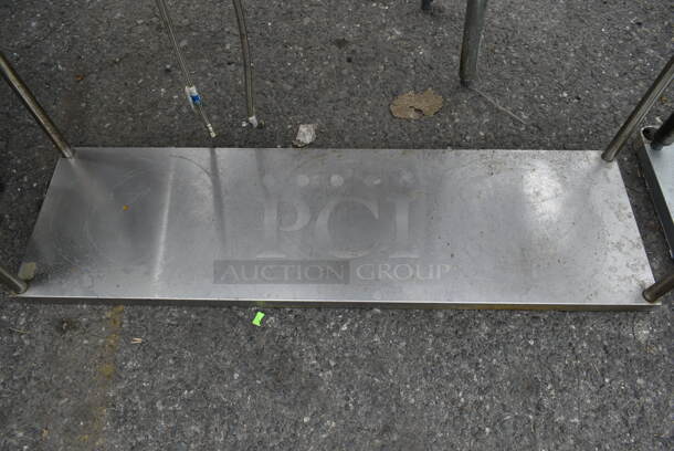 Stainless Steel Commercial Table w/ Metal Under Shelf. - Image 4 of 4