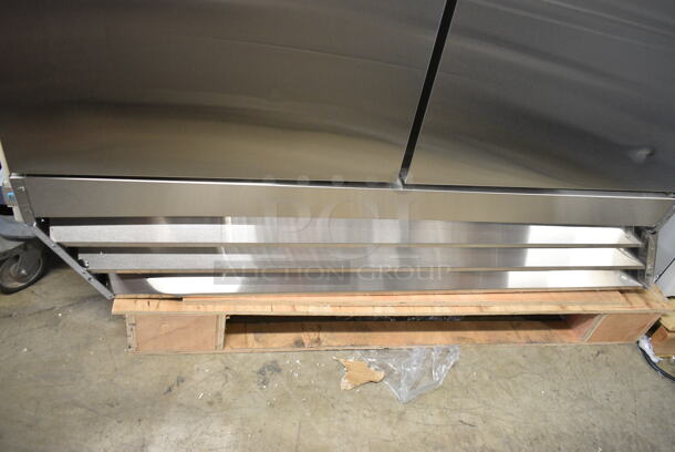 BRAND NEW SCRATCH AND DENT! 2024 Mainstreet 829BMR49F Stainless Steel Commercial 54" Solid Door Reach-In Freezer w/ Poly Coated Racks. 115 Volts, 1 Phase. Tested and Working! - Image 3 of 10