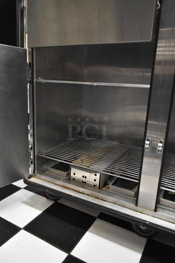 Wittco Stainless Steel Commercial 4 Half Size Reach In Warming Cabinet w/ Racks on Commercial Casters. Tested and Working! (kitchen #2) - Image 7 of 9
