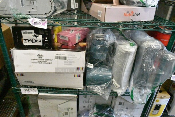 10 Various Items Including 3 Keurig Single Cup Coffee Makers, Philips Sonicare 4100 Toothbrush, Nespresso Aeroccino 3, Beyerdynamic DT 880 Headphones, Ottovac Grabo Suction Cup, Keurig K Supreme Plus Single Cup Coffee Machine. 10 Times Your Bid!  - Image 1 of 12