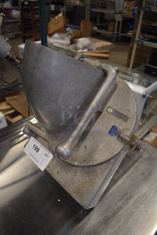 Metal Commercial Pelican Head w/ Slicing Blade. Appears To Be Hobart Brand. 11x17x15