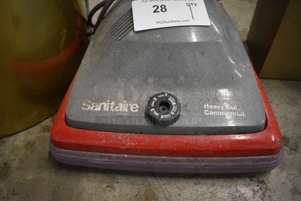 Sanitaire Heavy Duty Commercial Vacuum Cleaner. 13x17x46. Tested and Working! - Image 4 of 5