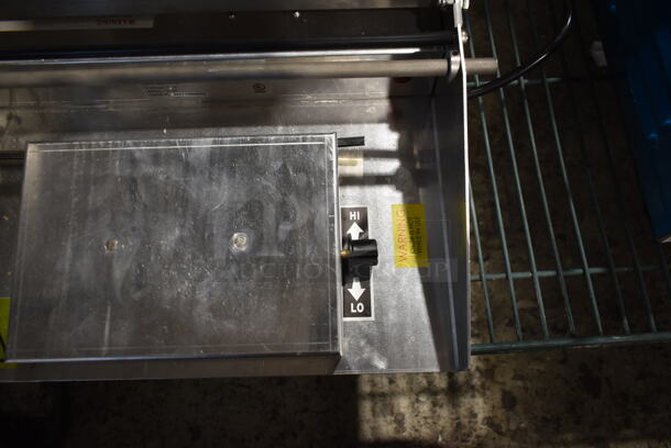BRAND NEW SCRATCH AND DENT! Vacpak-it 186WM12 Stainless Steel Commercial Countertop 12" Single Roll Film Wrapping Machine. 115 Volts, 1 Phase.  Tested and Working! - Image 5 of 5