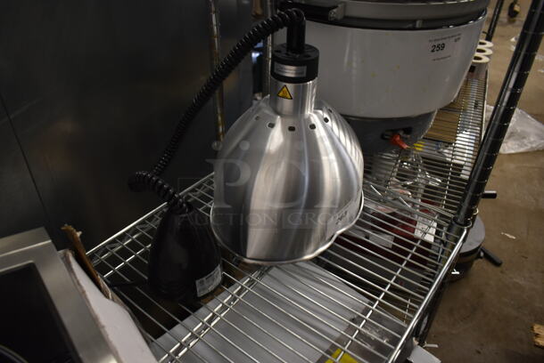 BRAND NEW SCRATCH AND DENT! ServIt 423HLR85SS Metal Ceiling Mount Heat Lamp. 120 Volts, 1 Phase. Cannot Test Due To Cut Power Cord - Image 3 of 5