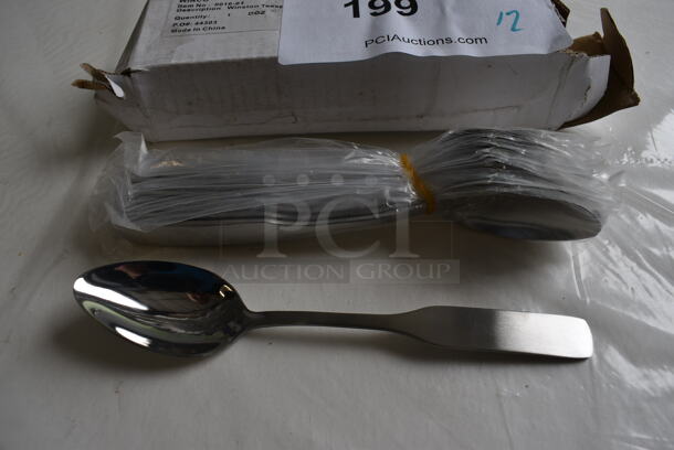 12 BRAND NEW IN BOX! Winco 0016-01 Stainless Steel Winston Teaspoons. 6.5