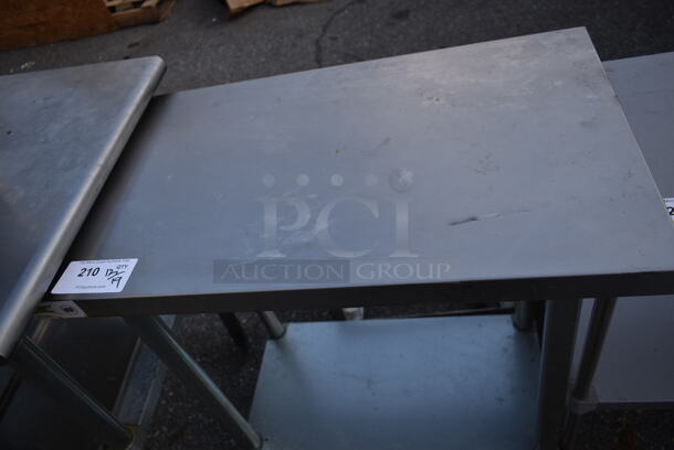 Regency 600T1830G Stainless Steel Commercial Table w/ Metal Under Shelf. - Image 2 of 5