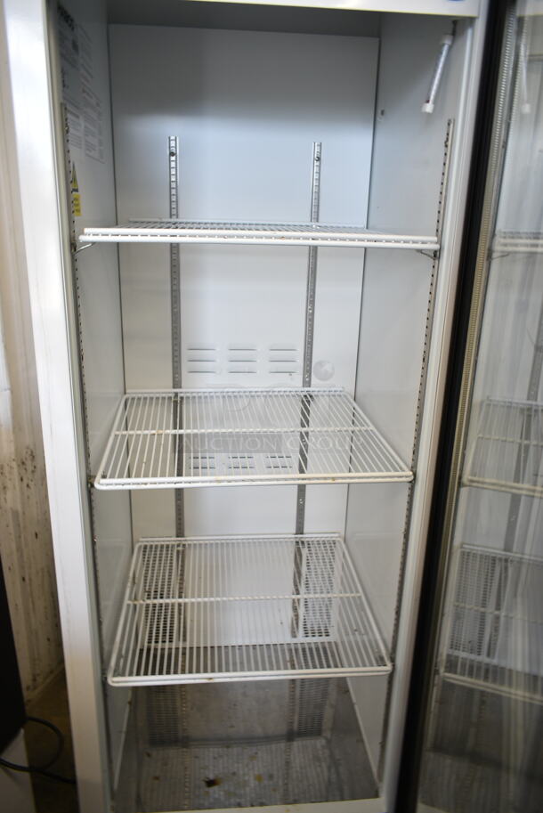2019 Habco SE18HC Metal Commercial Single Door Reach In Cooler Merchandiser w/ Poly Coated Racks. 115 Volts, 1 Phase. Tested and Working! - Image 2 of 3
