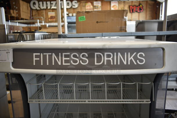 Beverage Air BZ13-1-W Metal Commercial Grab N Go Merchandiser w/ Poly Coated Racks. 115 Volts, 1 Phase. Tested and Working! - Image 3 of 6