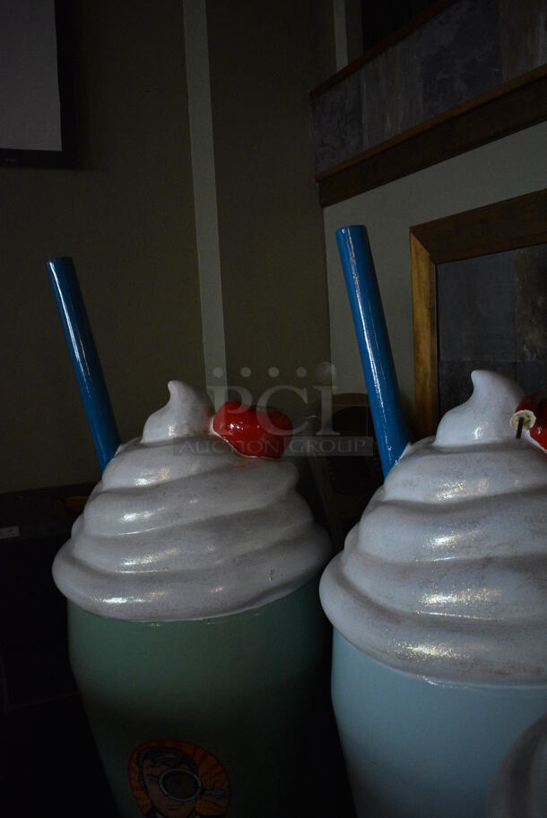 5 Decorative Sundae Statues. 24x24x70. 5 Times Your Bid! BUYER MUST REMOVE. (Susquehanna Ale House) - Image 4 of 6