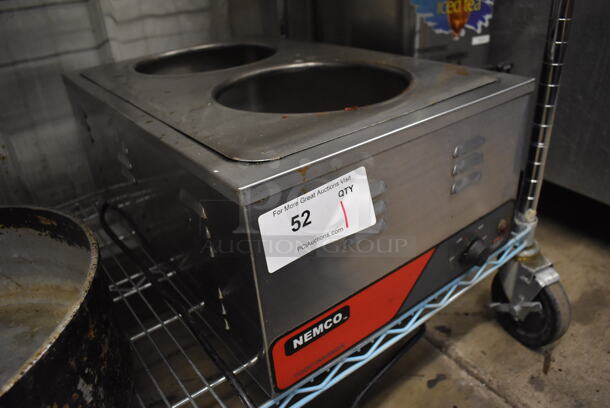 Nemco 6055A Stainless Steel Commercial Countertop Food Warmer. 120 Volts, 1 Phase. 14.5x22.5x8.5. Tested and Working! - Image 4 of 5