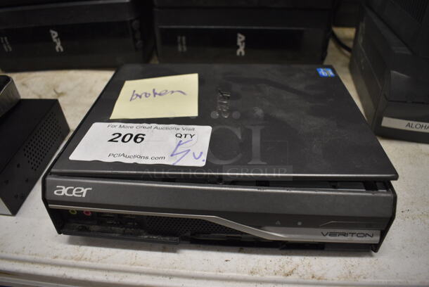 5 Various Items; Acer Veriton Unit, D Link 10/100 Switch, DES-1108 Ethernet Switch, Netgear ProSafe Switch and Linksys SE3005 Ethernet Switch. Includes 11x5x1.5. 5 Times Your Bid! - Image 5 of 5