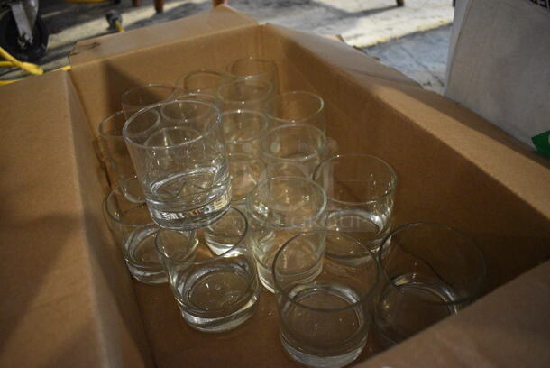 ALL ONE MONEY! Lot of 18 Various Beverage Glasses. Includes 3x3x3.25 - Image 2 of 3