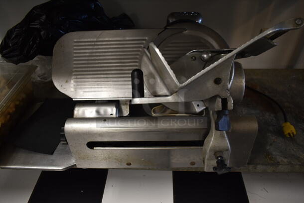 Globe 500 Stainless Steel Commercial Countertop Automatic Meat Slicer w/ Blade Sharpener. 115 Volts, 1 Phase. Tested and Working! (kitchen #2) - Image 1 of 8