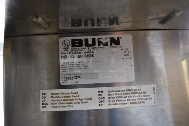 Bunn Model IC3 Stainless Steel Commercial Countertop Iced Tea Machine. 12x20x37.5 - Image 4 of 5