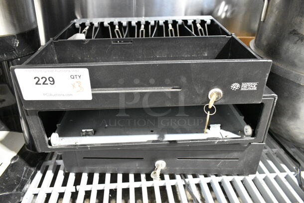 2 Metal Cash Drawers. 2 Times Your Bid!  - Image 1 of 7