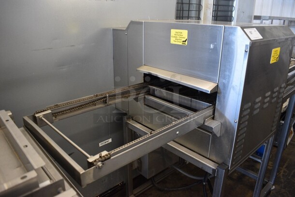 Belshaw Adamatic Model TG50 Stainless Steel Commercial Floor Style Thermoglaze Icing Machine on Commercial Casters. 208 Volts, 1 Phase. 80x33.5x54.5. - Image 2 of 6