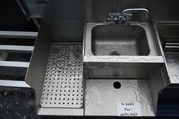 BRAND NEW SCRATCH AND DENT! Advance Tabco Prestige 109PRU1960R PRU-19-60R Prestige Series Stainless Steel Uni-Serv Speed Bar - 60" x 25" (Right Side Ice Bin) - Image 4 of 6