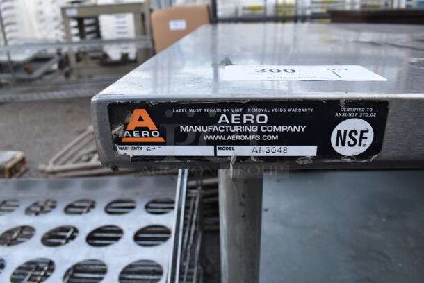 Stainless Steel Equipment Stand w/ Metal Under Shelf. 48x30x26 - Image 4 of 4