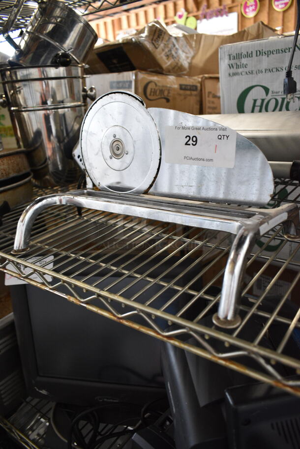 Rival Metal Countertop Meat Slicer. Tested and Working! - Image 2 of 6