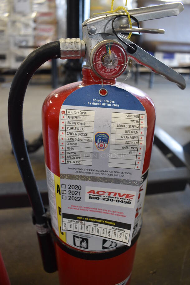 Amerex Dry Chemical Fire Extinguisher. 7x5x20 - Image 4 of 4