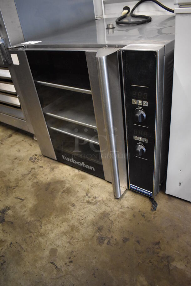 Moffat Turbofan Stainless Steel Commercial Countertop Electric Powered Half Size Convection Oven w/ View Through Door. 250 Volts, 3 Phase. 29x35x26 - Image 4 of 7