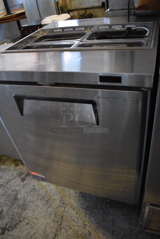 Turbo Air MSTS-28-N-711S Stainless Steel Commercial Prep Table. 115 Volts, 1 Phase. 27.5x30x37. Tested and Working! - Image 5 of 9