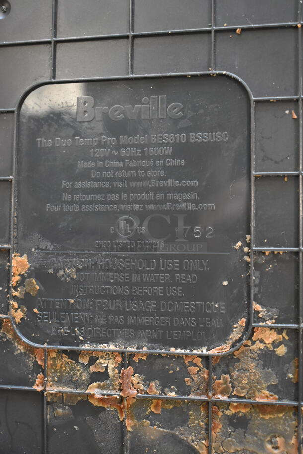 Breville BES810 Stainless Steel Commercial Single Group Espresso Machine w/ Steam Wand. 120 Volts, 1 Phase.  - Image 6 of 6