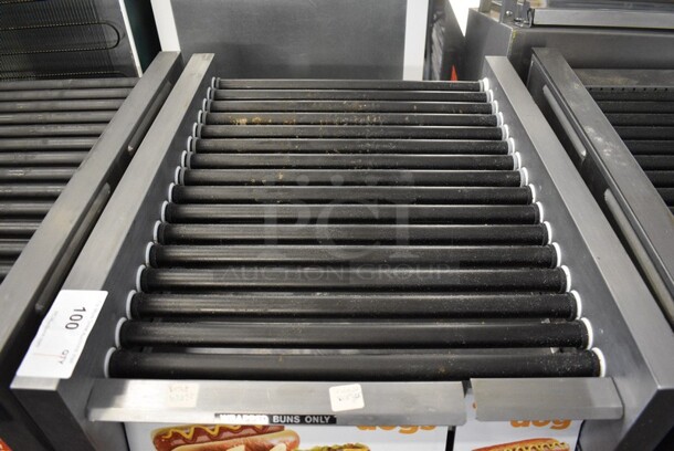 2019 Star Model 45STBDE Stainless Steel Commercial Countertop Hot Dog Roller Grill w/ Bun Storage Bin. 120 Volts, 1 Phase. 24x28.5x12. Tested and Working! - Image 3 of 5