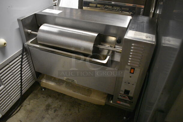 APW Wyott Model M-83 Stainless Steel Commercial Countertop Vertical Toaster Oven w/ Butterer. 120 Volts, 1 Phase. 25x14x20. Cannot Test Due To Missing Power Switch - Image 3 of 6